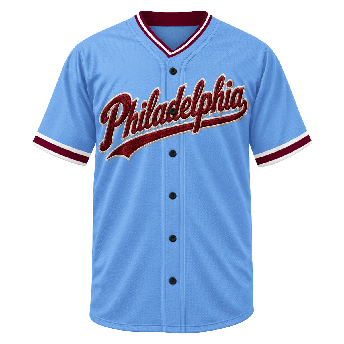 Custom Philadelphia Pinstripe Baseball Jersey