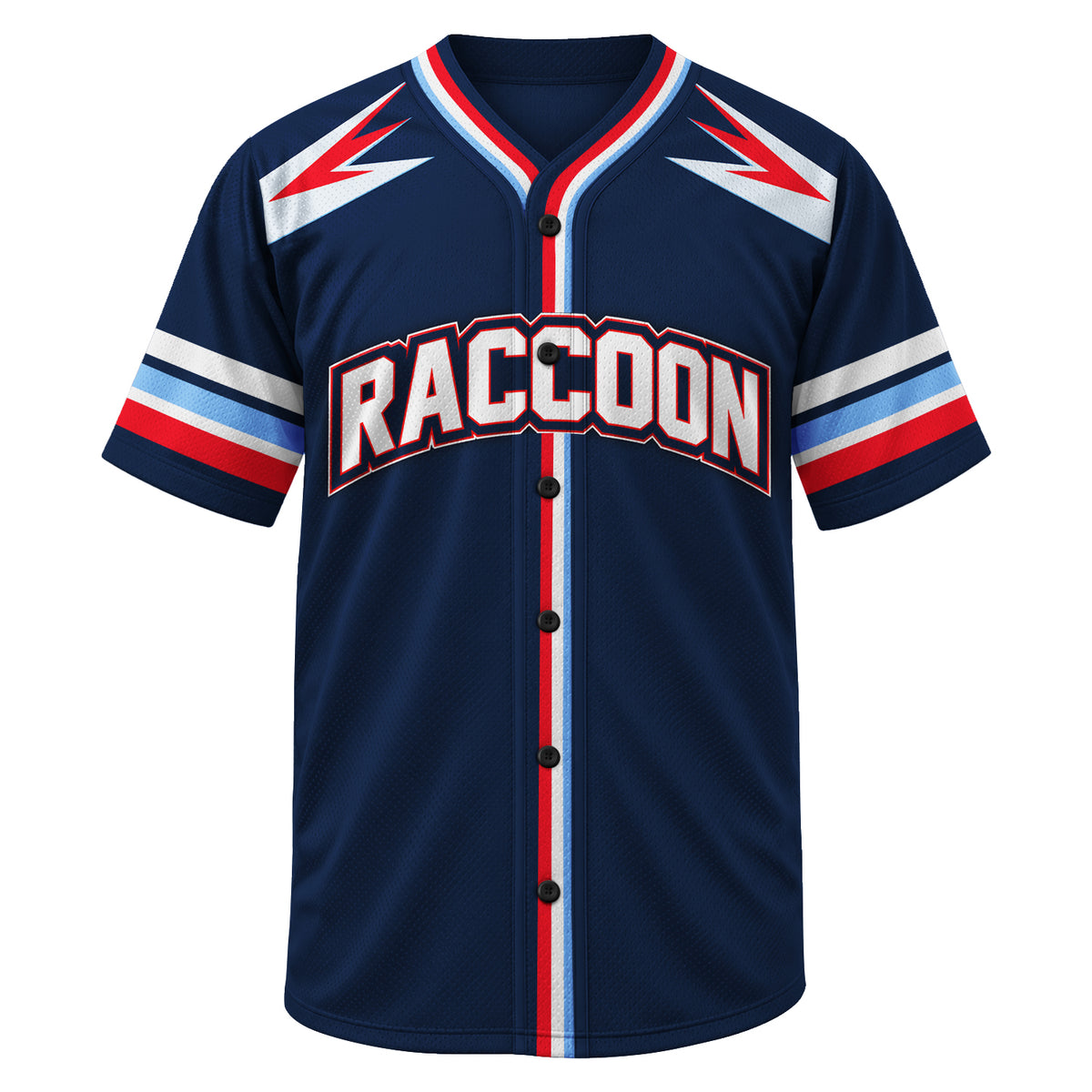 Custom Raccoon Baseball Jersey