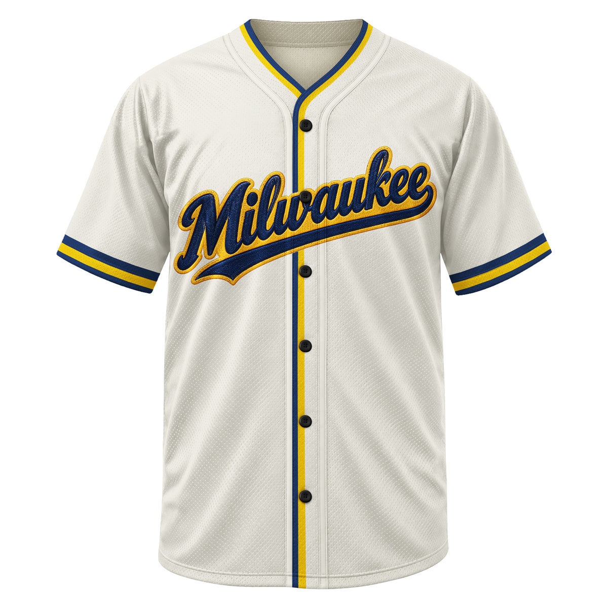 Custom Milwaukee Skyline Baseball Jersey