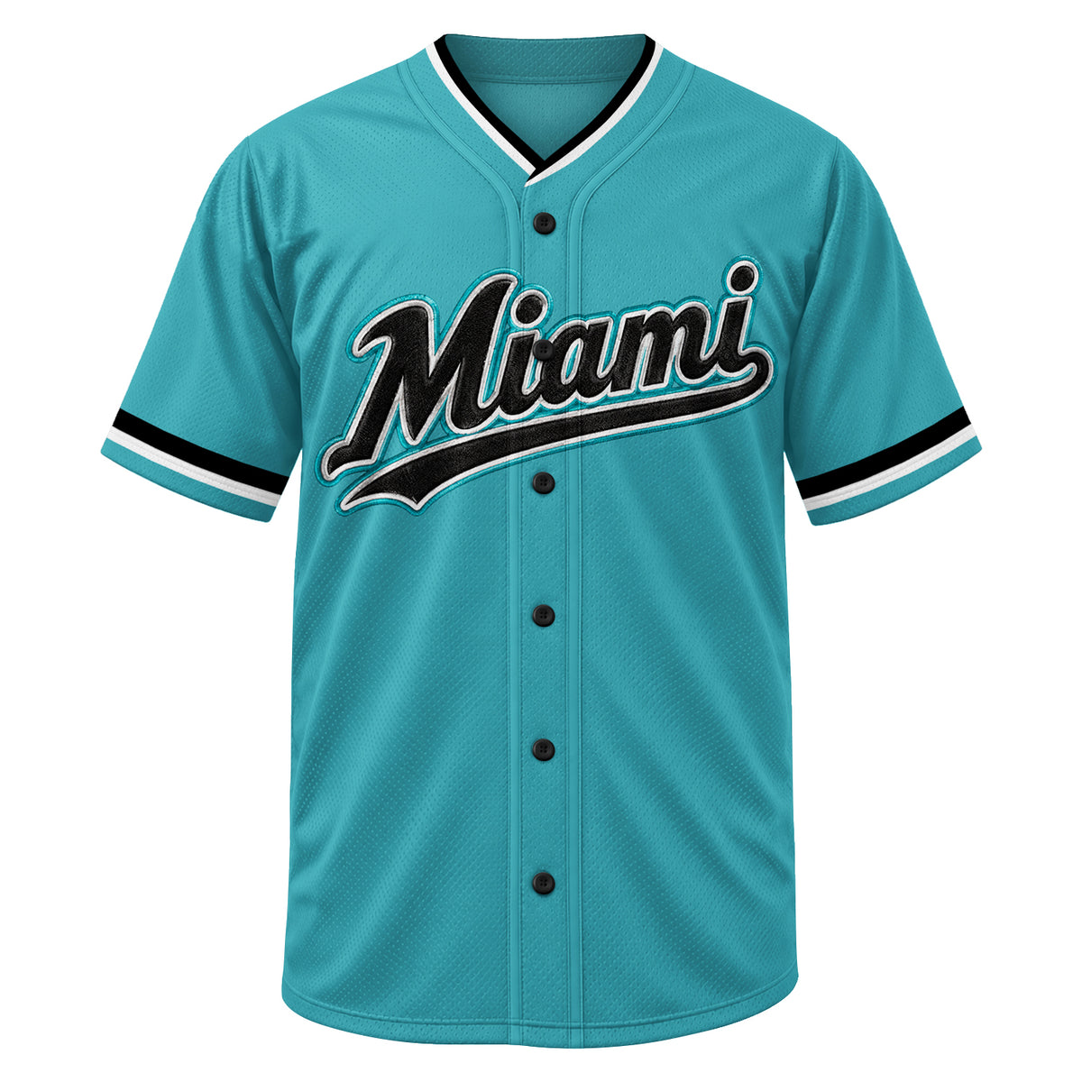 Custom Miami Skyline Baseball Jersey