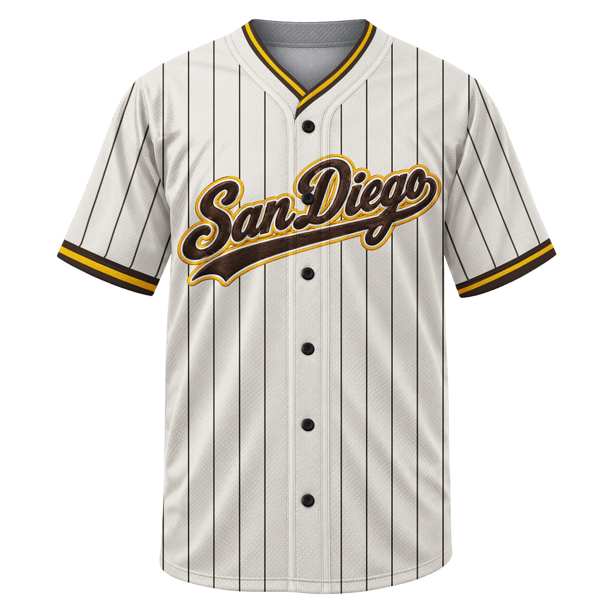 Custom San Diego Pinstripe Baseball Jersey