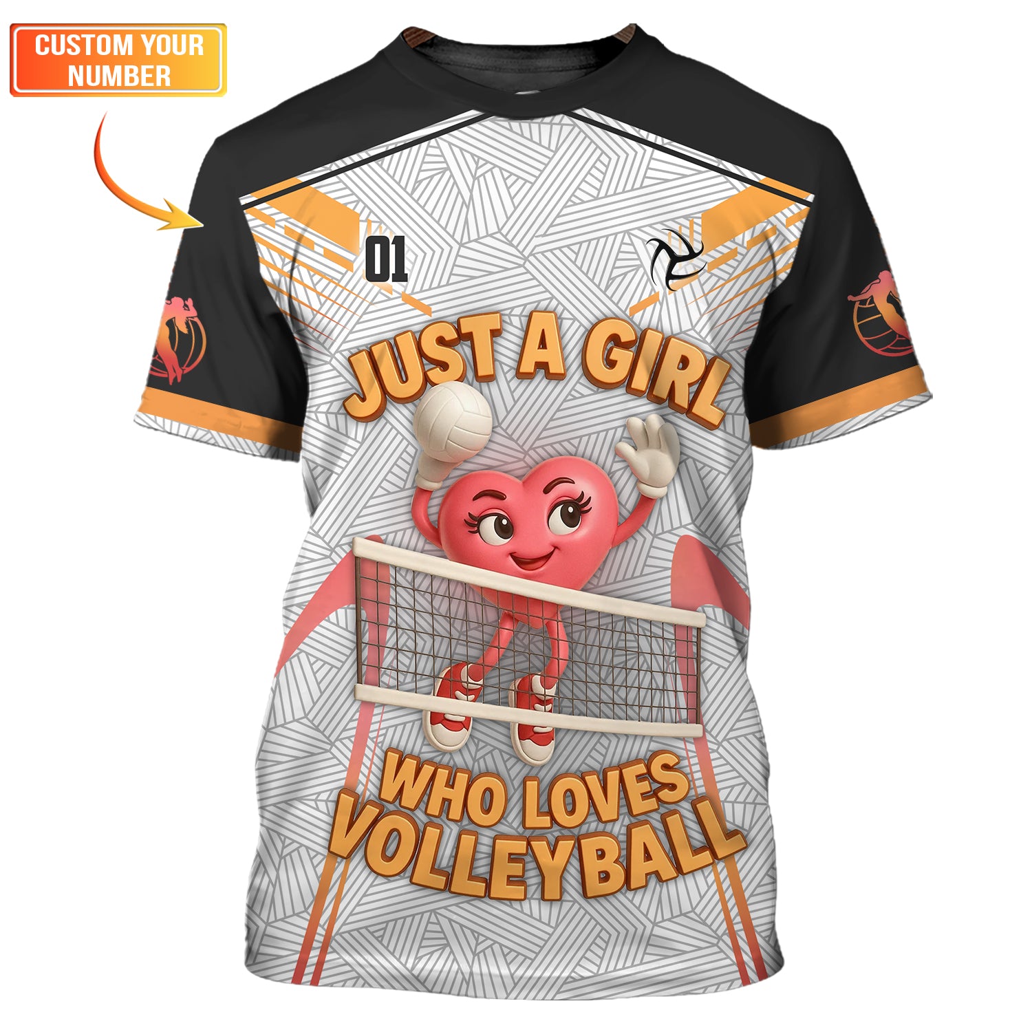 Custom Volleyball Jerseys, Volleyball Funny Just A Girl T Shirt for Women, Volleyball Uniforms
