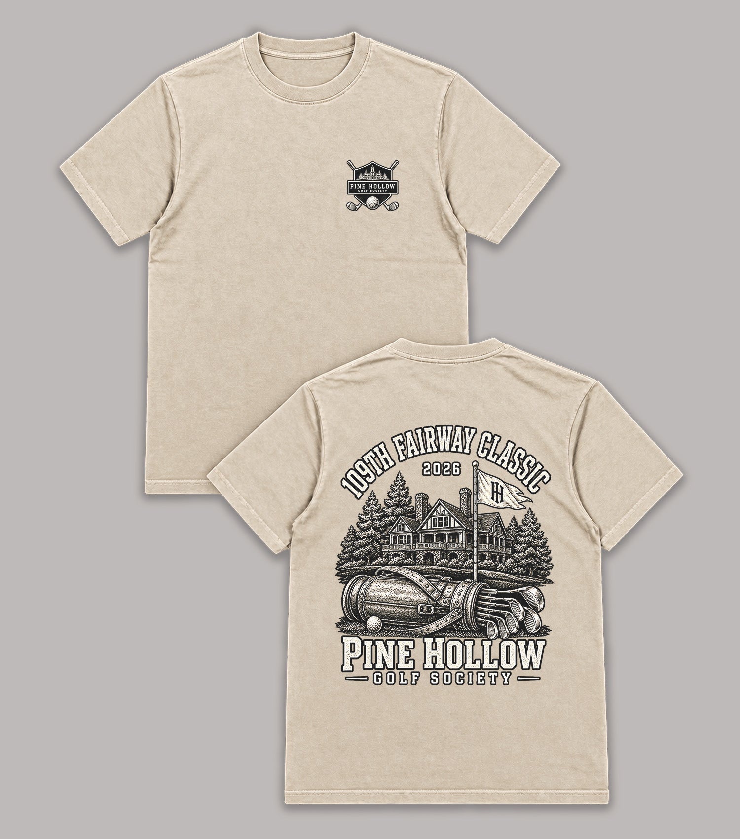 Pine Hollow Fairway Classic Golf T-Shirt