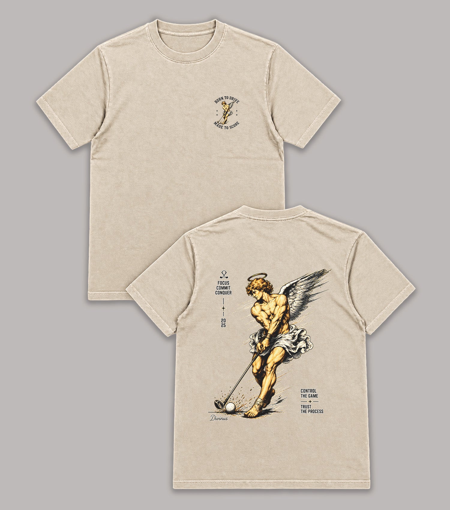 Born To Drive Made To Score Angel Golf T-Shirt