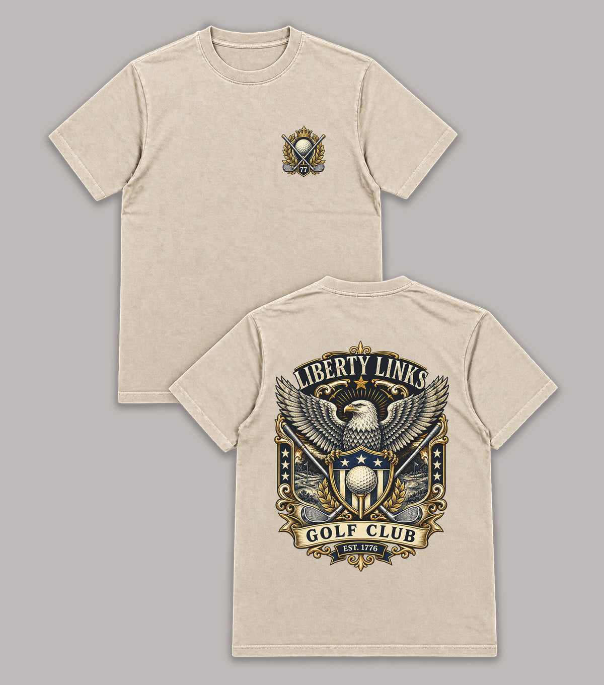 Liberty Links Eagle Golf T-Shirt