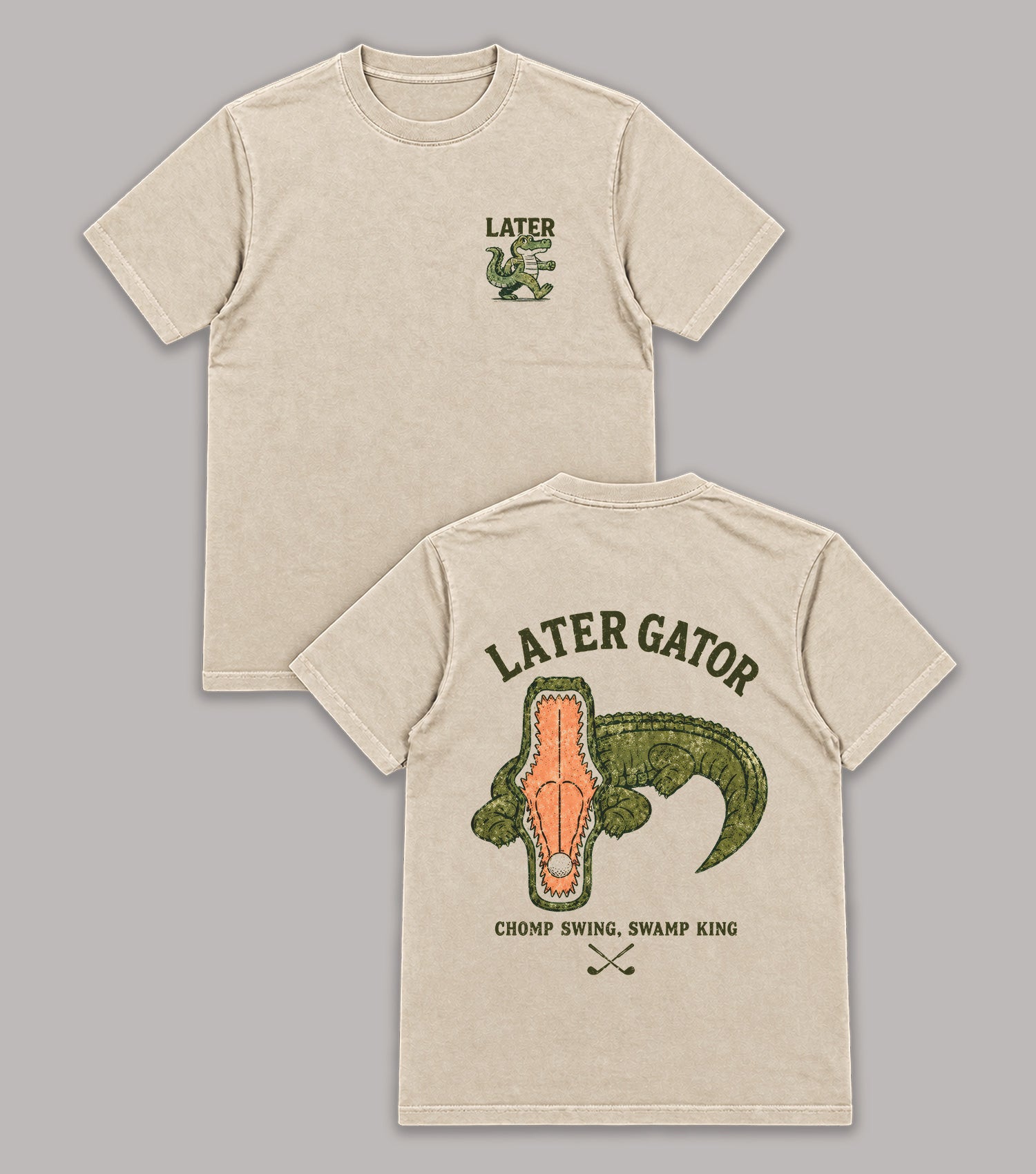 Later Gator Alligator Golf T-Shirt