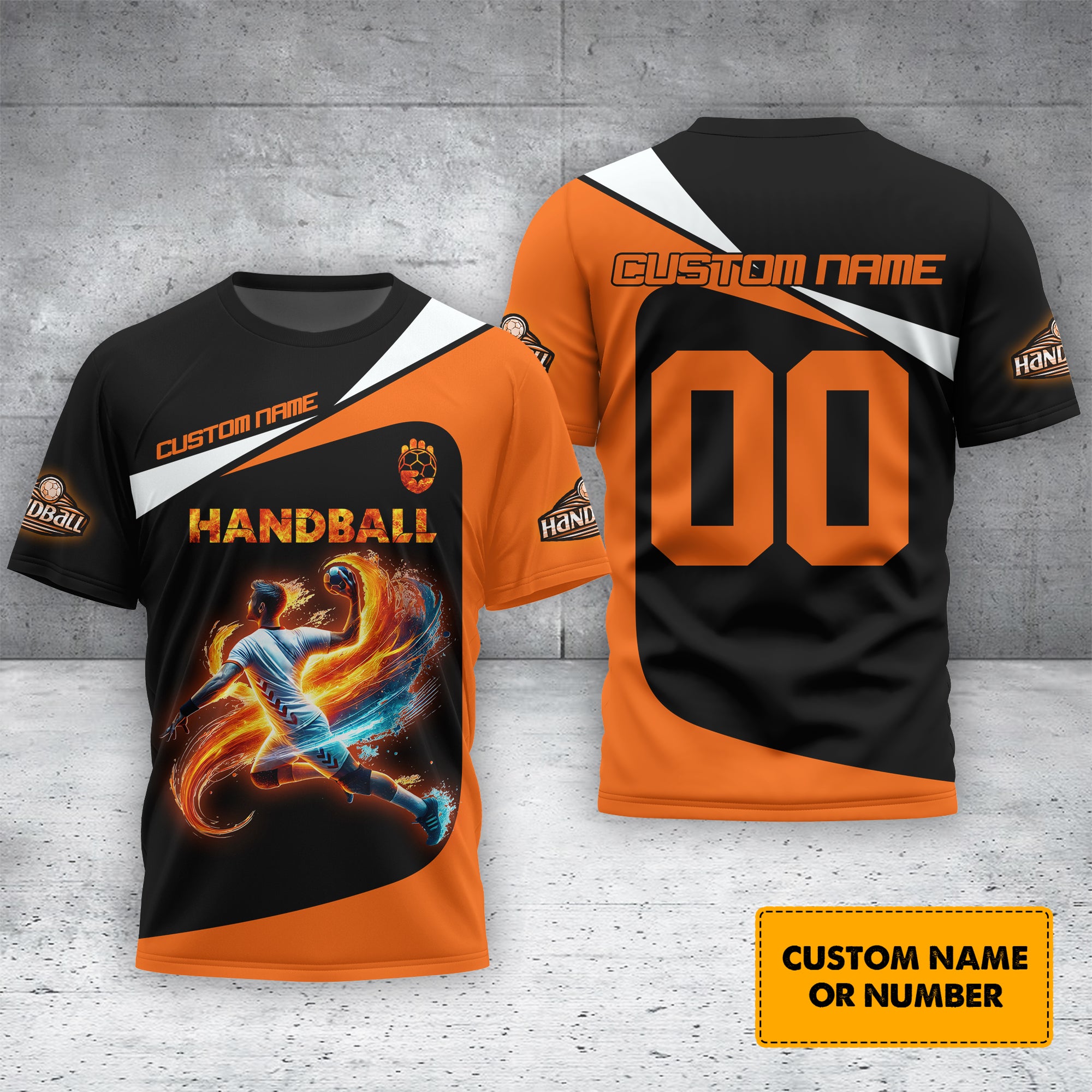 Custom Handball T Shirt 3D Design Lightweight Sportswear, Gift For Sports Fan