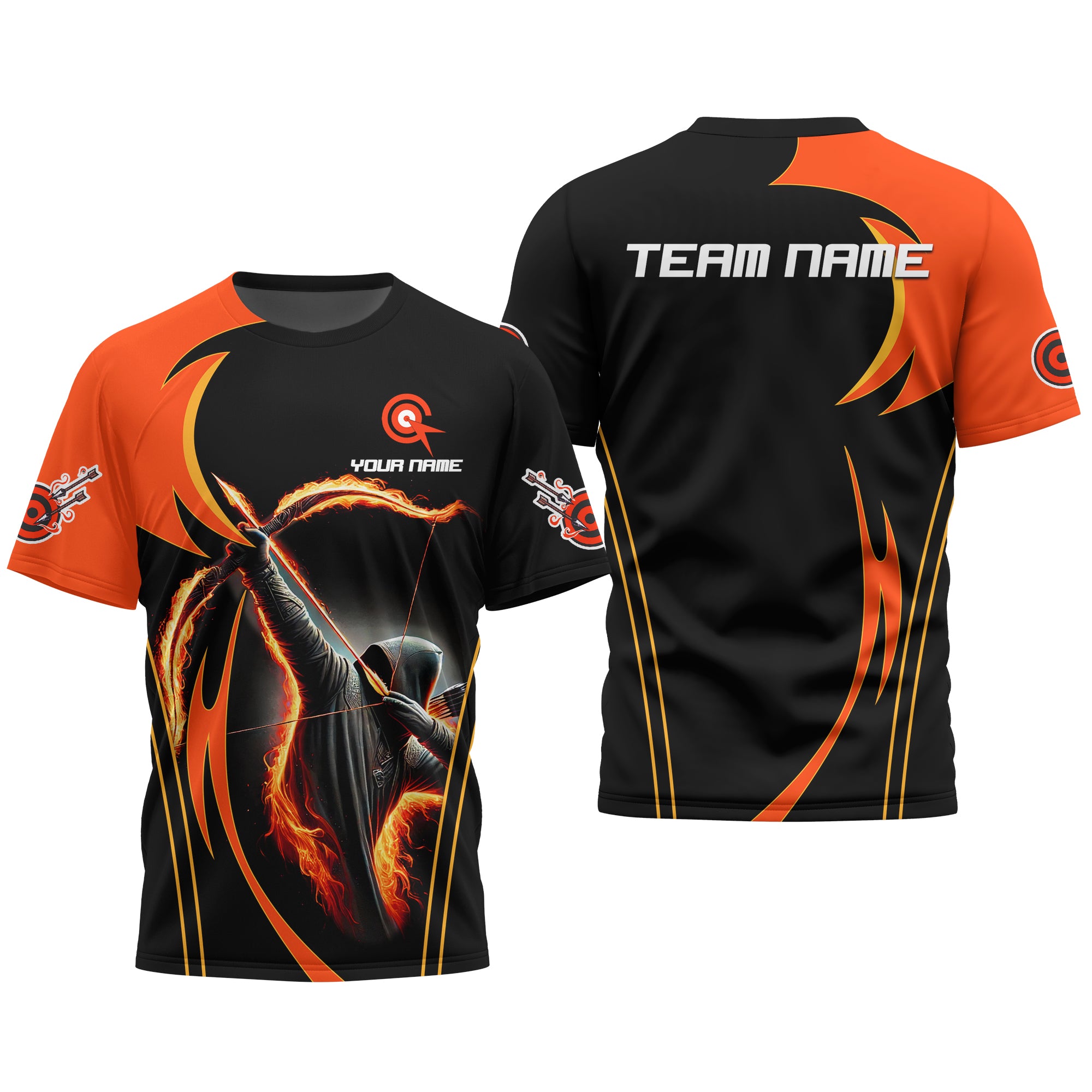 Custom Archery T Shirt Personalized Team Apparel 3D Design Gift For Archers Lightweight Sportswear 3D Design