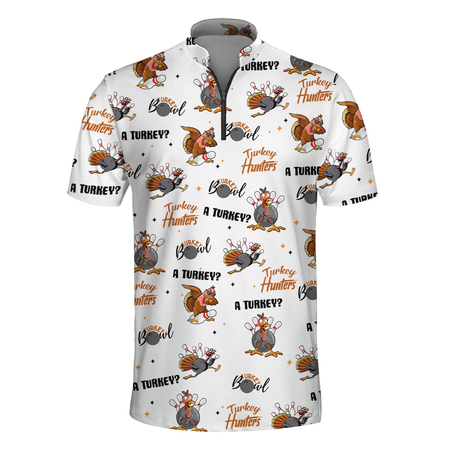 Bowling Turkey Hunters Shirt – Funny Thanksgiving Jersey – Crazy Team Bowling Design
