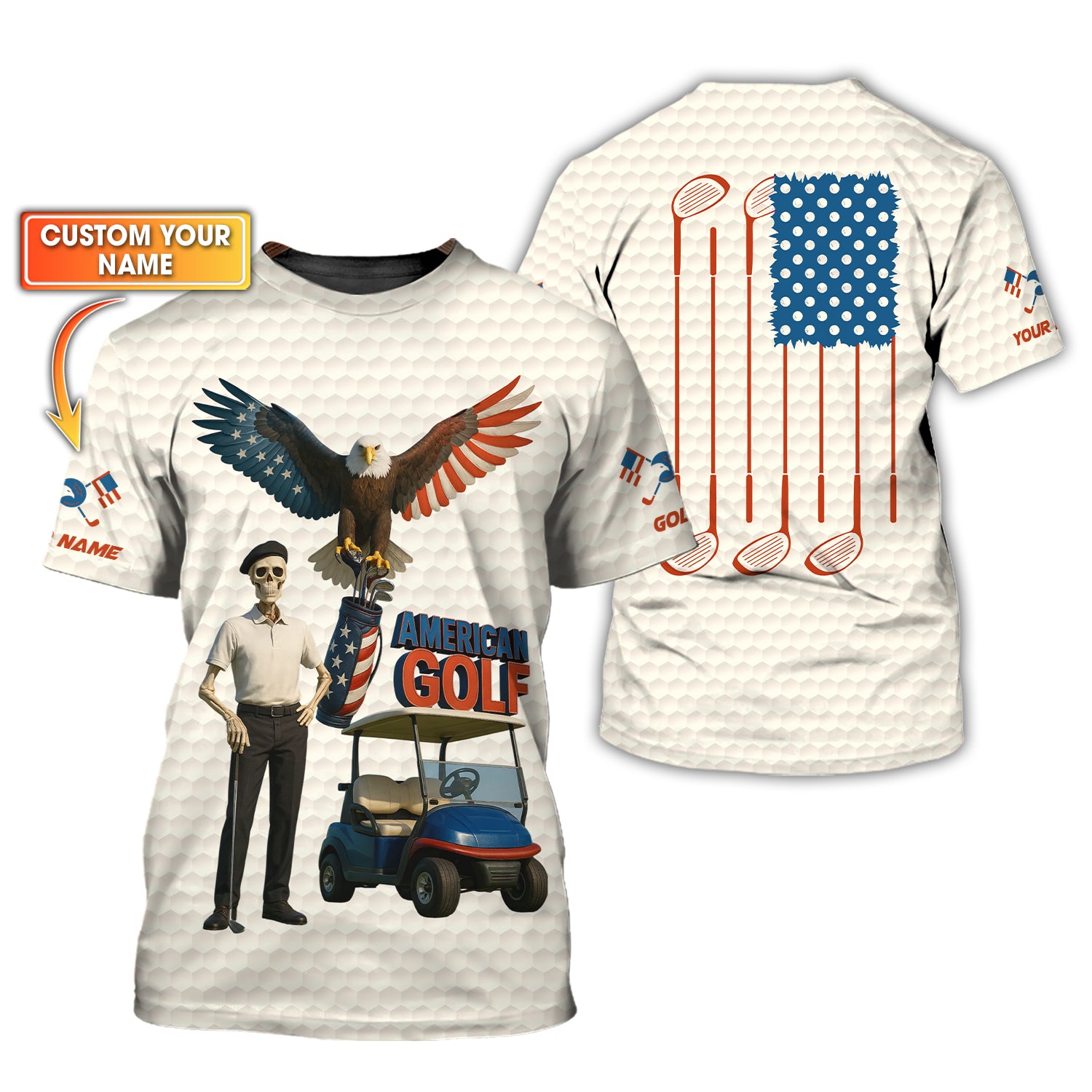 American Golf Custom Polo Shirts, Vintage Golf Shirts For Men, Golf Gift Ideas For Dad