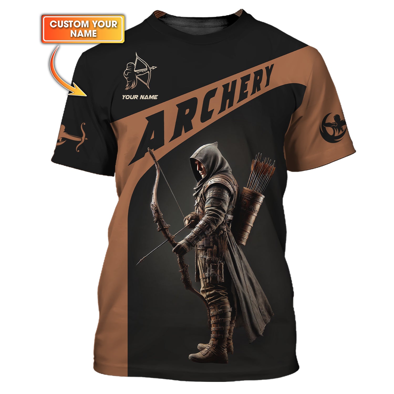 Custom Archery T-Shirt, Archery Polo Shirts, Unisex Shirt, Gift for Archers, Gift For Sport Fan