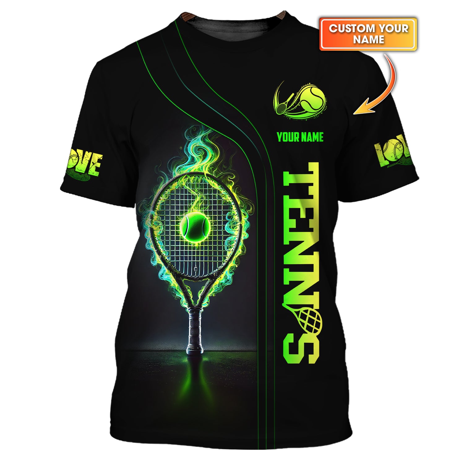 Custom Name Tennis Shirts, Sweatshirt Tennis, Tennis Jersey, Unisex Shirt, Gift for Tennis Players