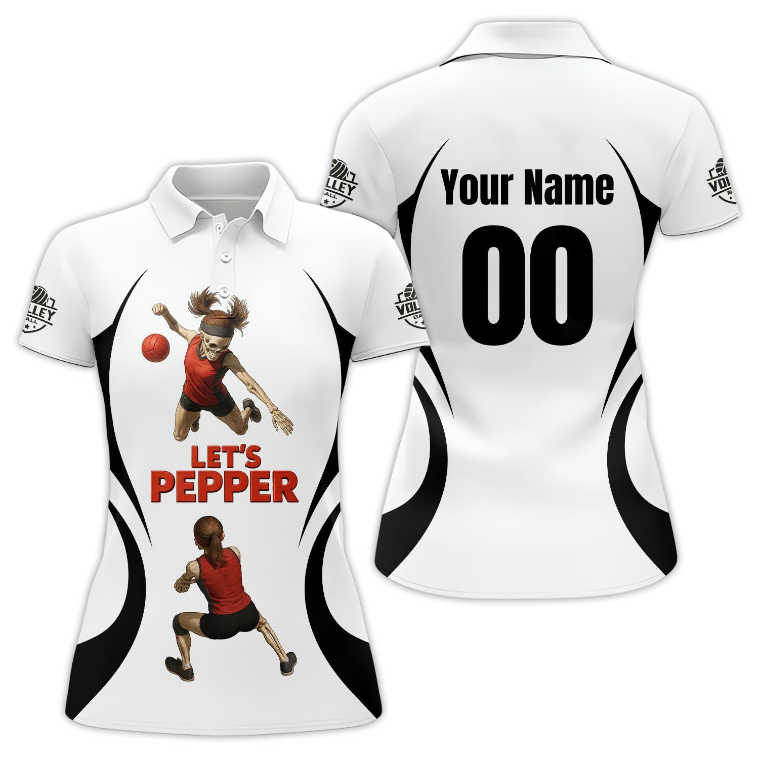 Peper Volleyball, Women's Volleyball Shirts, Custom Volleyball Jerseys, Volleyball Uniforms