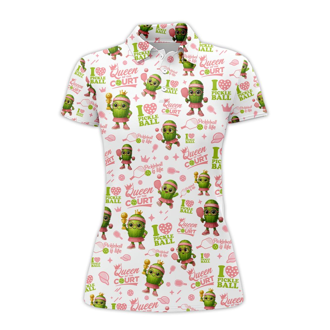 Pickle Lady Queen of The Court Women's Pickleball Outfit - I Love MLP Pickleball - Gift for Her