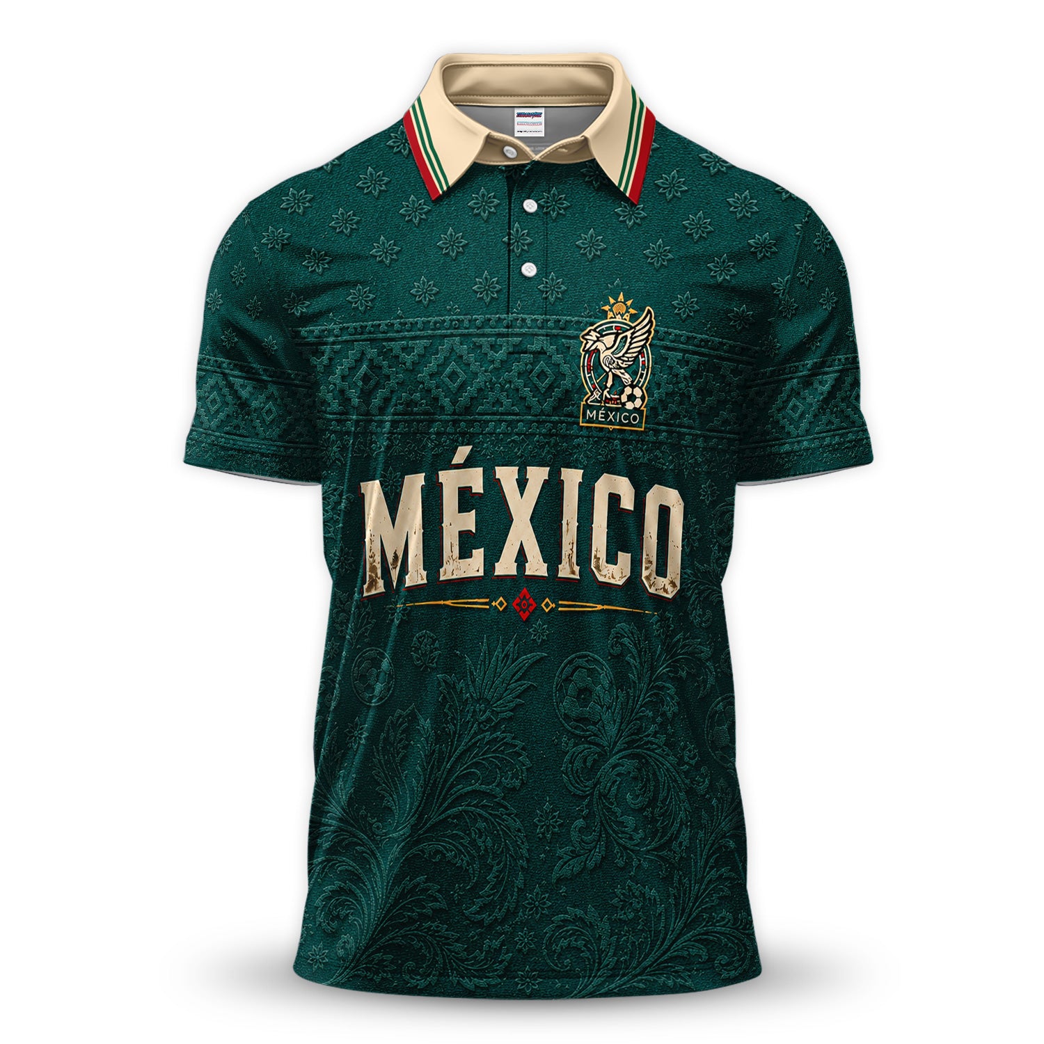 Custom Mexico Heritage Football Jersey – Personalized Name & Number Mexico Pride Soccer Fan Shirt
