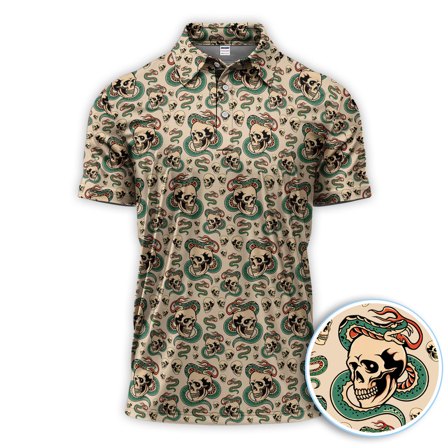 Rad Dad Society Pattern Golf Polos For Golfer, Funny Golf Shirt For Men, Golf Gift For Fathers Days