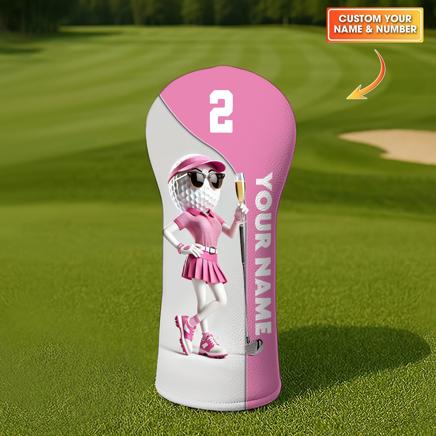 Custom Golf Headcovers - Funny Golf Head Covers - Golf Clubs Head Cover - Gift for Golfer