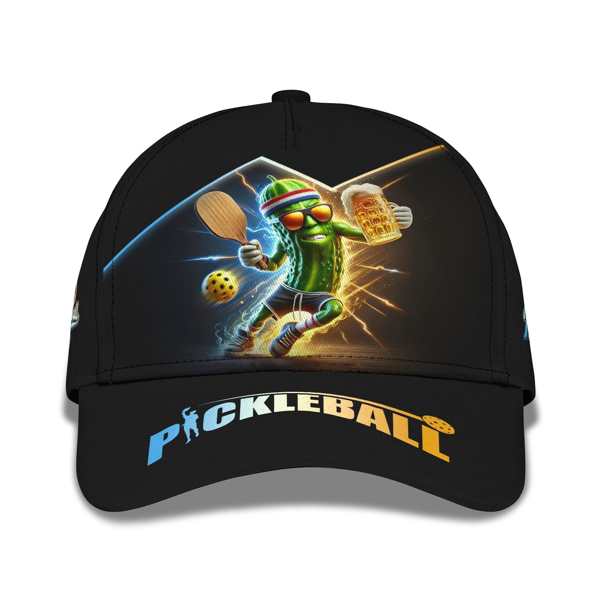 Custom Name Pickleball Funny Beer Hat, Pickleball Cap, Gifts For Pickleball Players