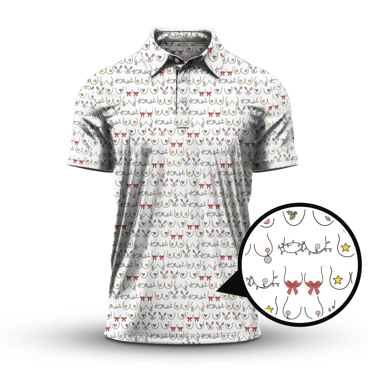 Funny Pattern Golf shirt, Crazy Golf Shirt, Golf Gift For Men