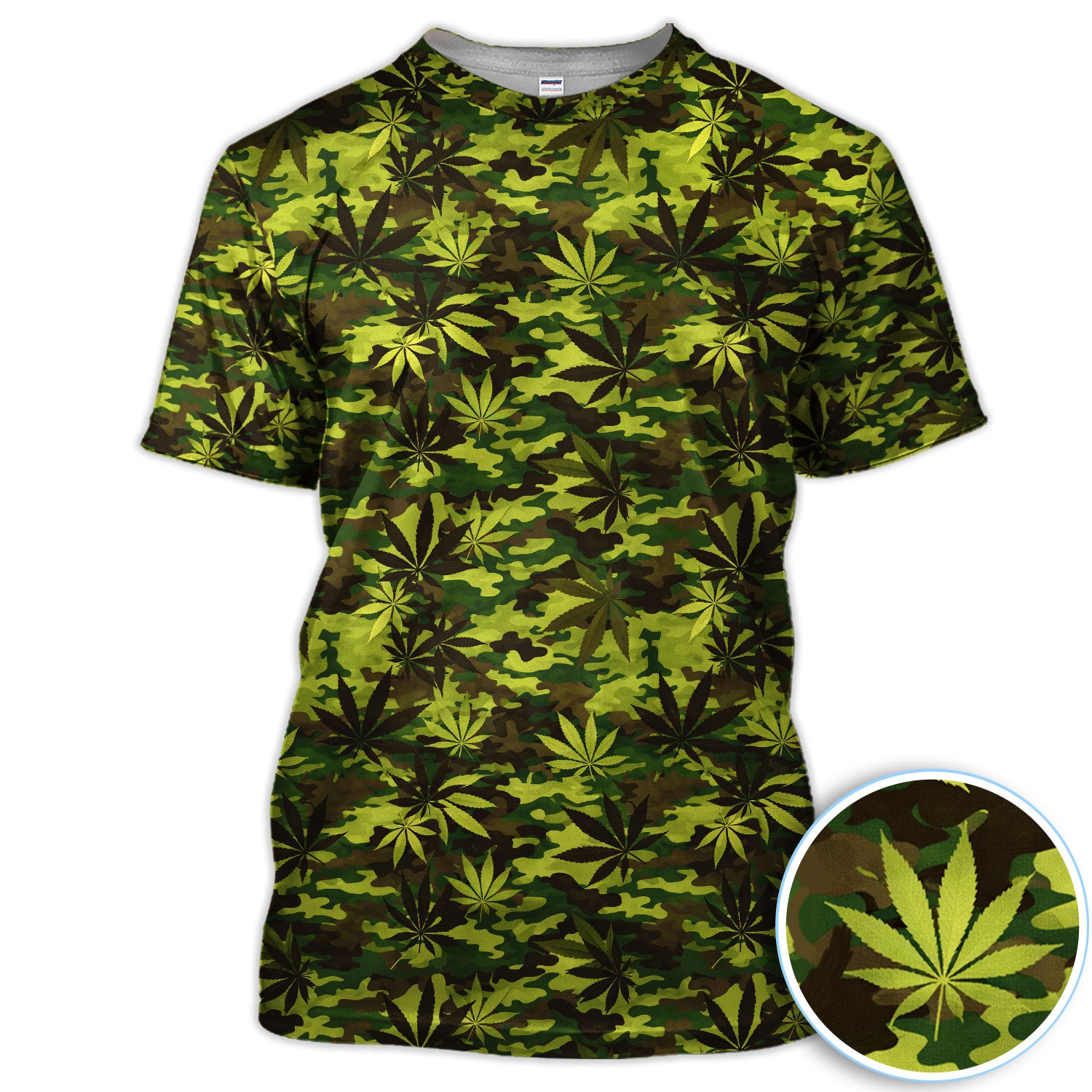 Camouflage Distressed Camo Green Pot Leaf Golf Polos, Golf Shirt For Women, Funny Golf Shirt