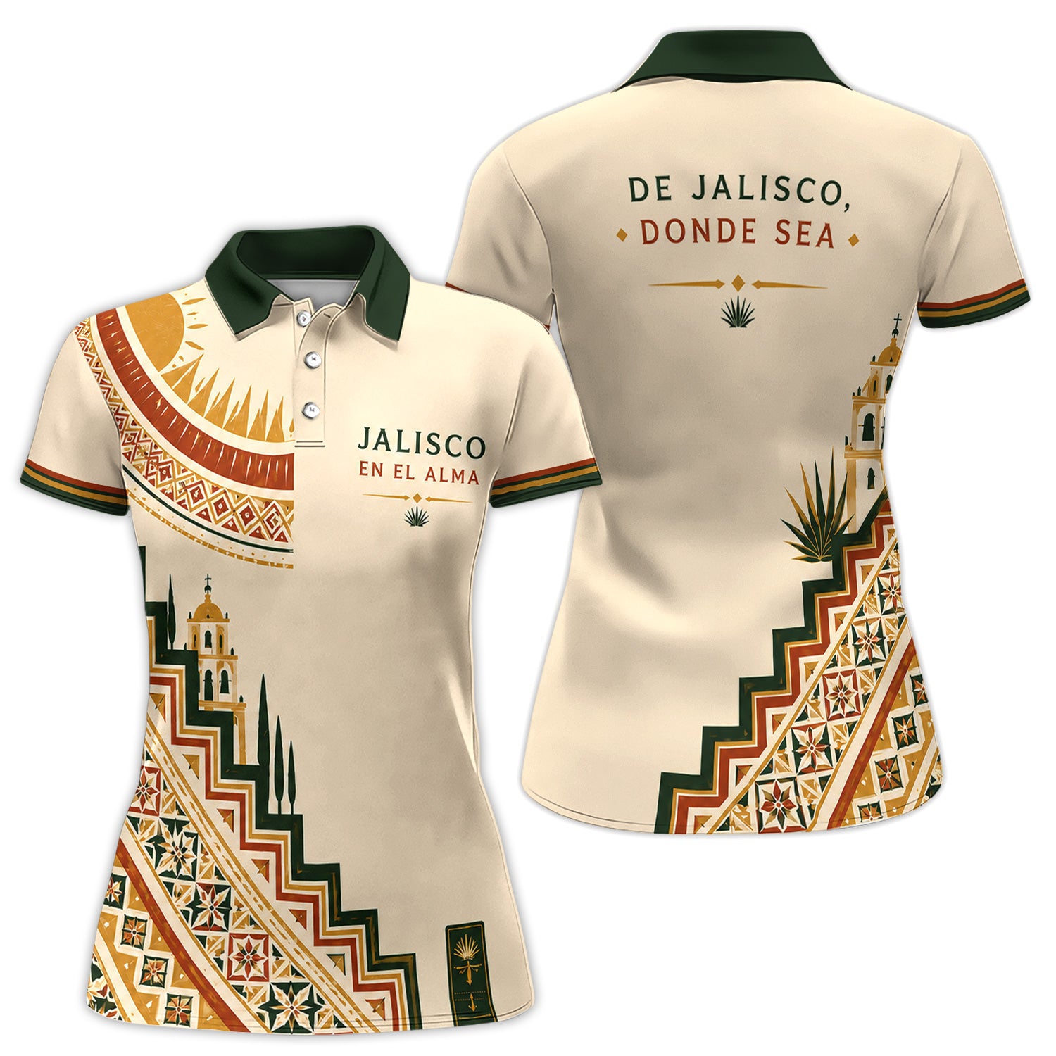 Jalisco En El Alma Polo Shirt for Women – De Jalisco Donde Sea Mexican Heritage Polo
