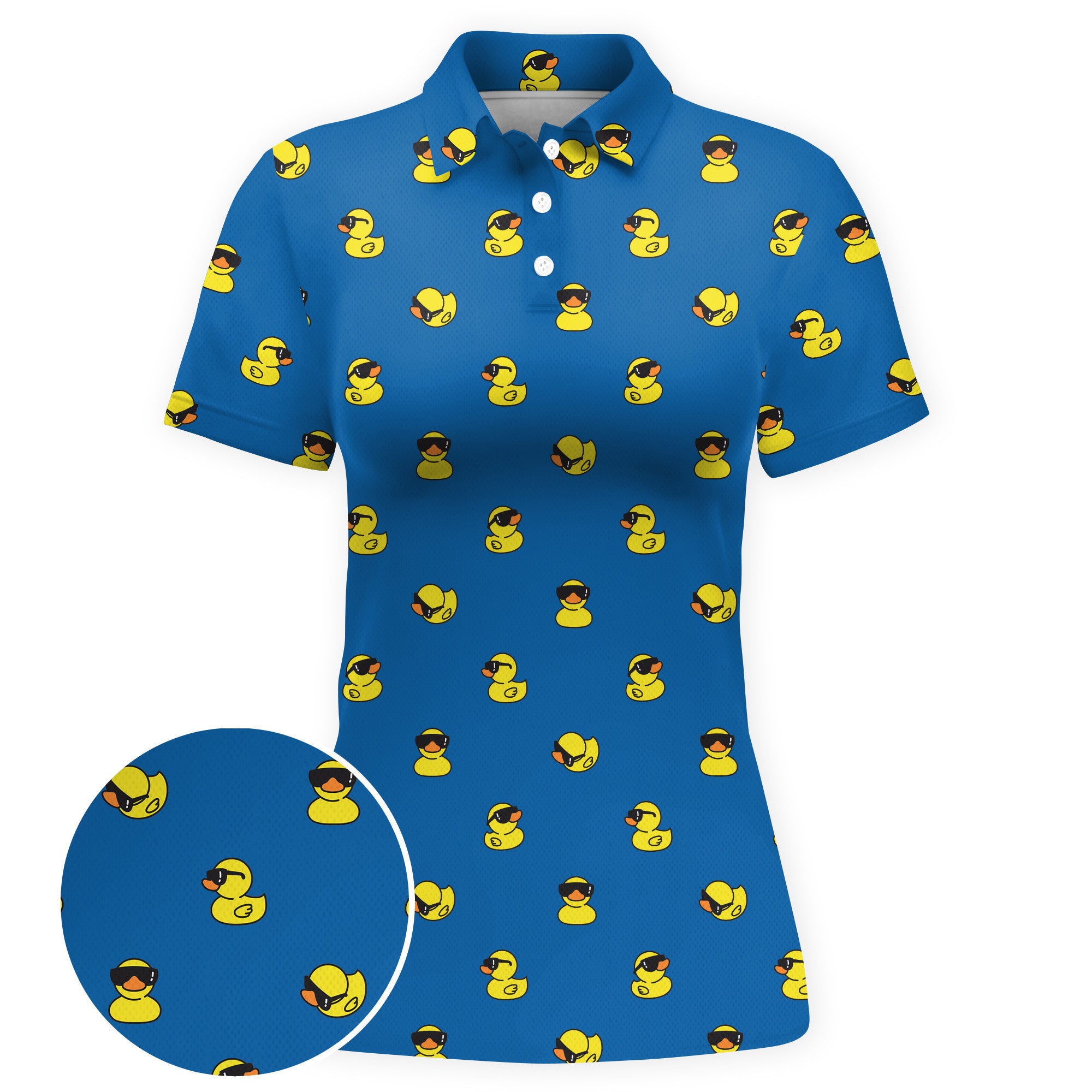 Dj Duck Vibes Women Polo Shirt