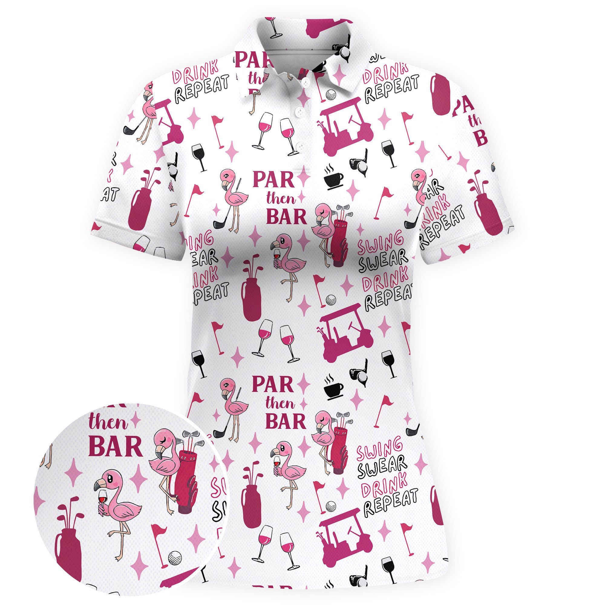 Par Bar Babe Women Polo Shirt