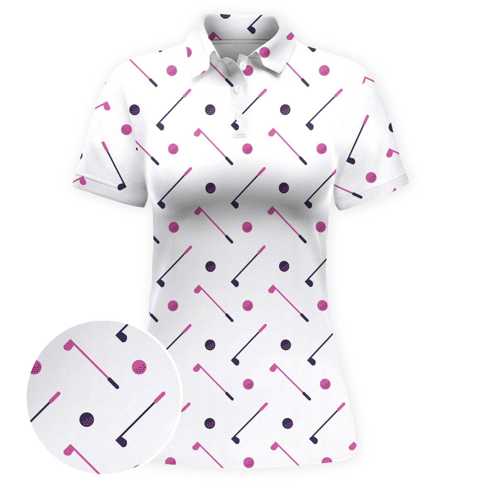 Retro Tee Vibes Women Polo Shirt