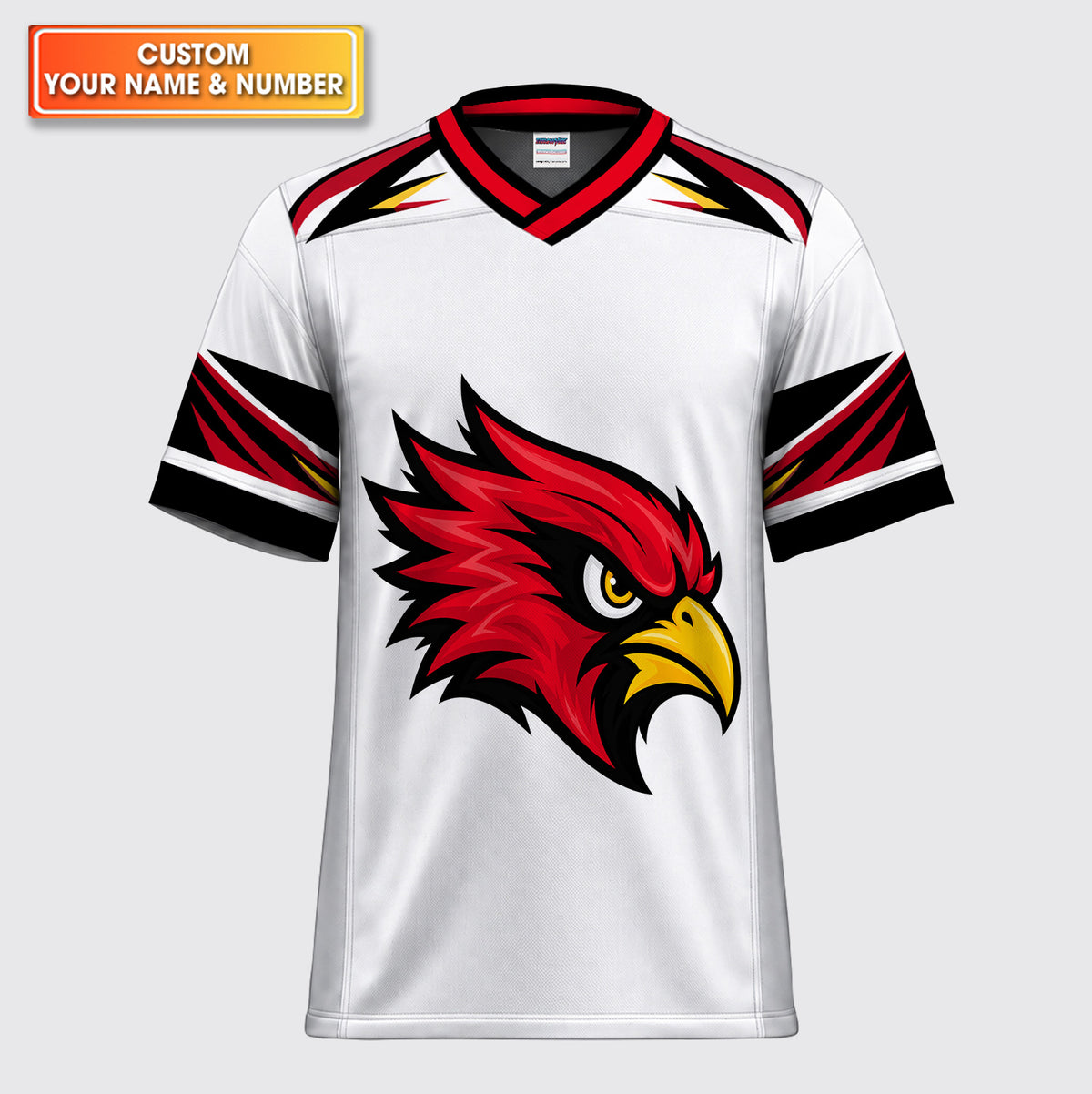 Custom Cardinal Mascot American Football Jersey