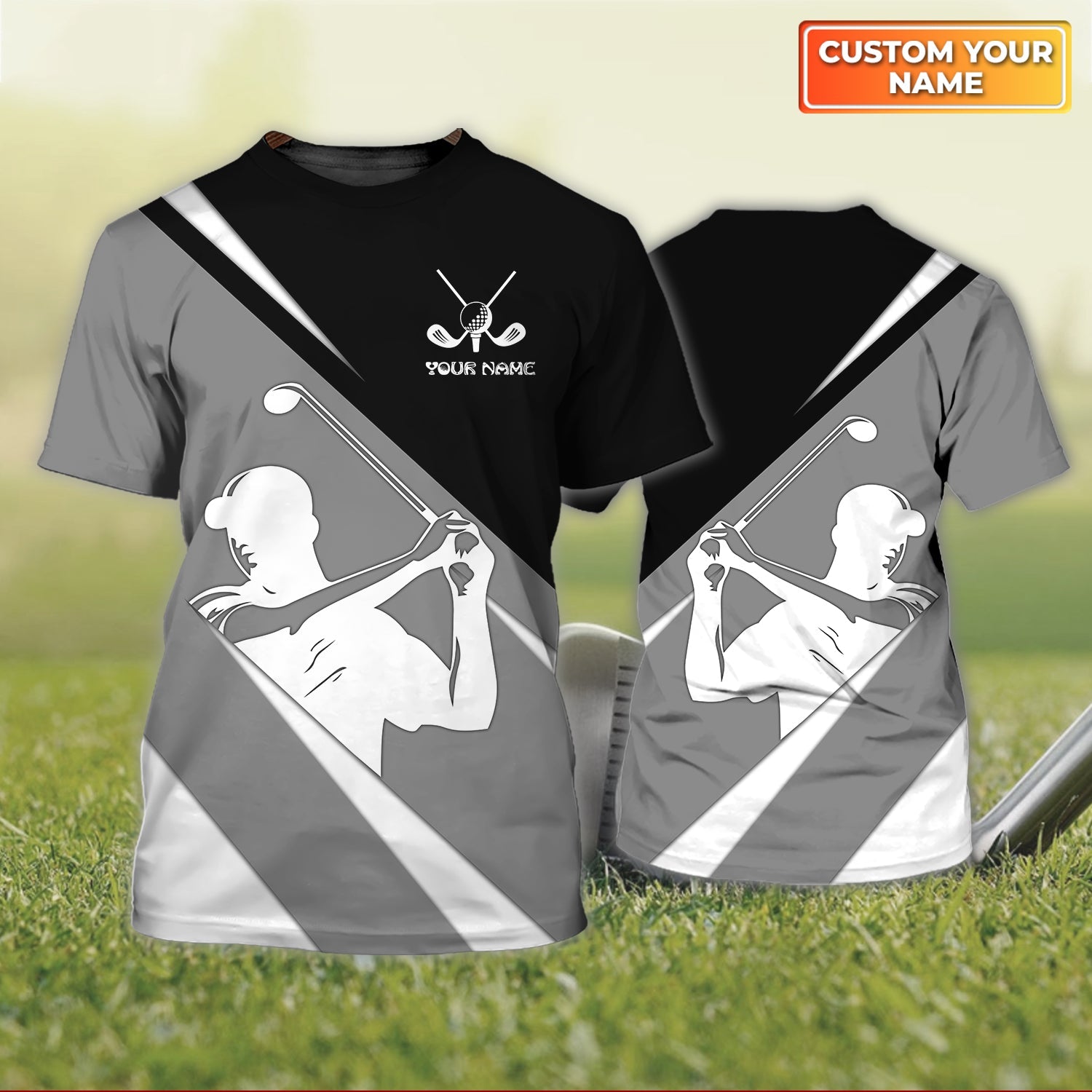 Golf 3D Tee Shirt, Personalized Name 3D Tshirt