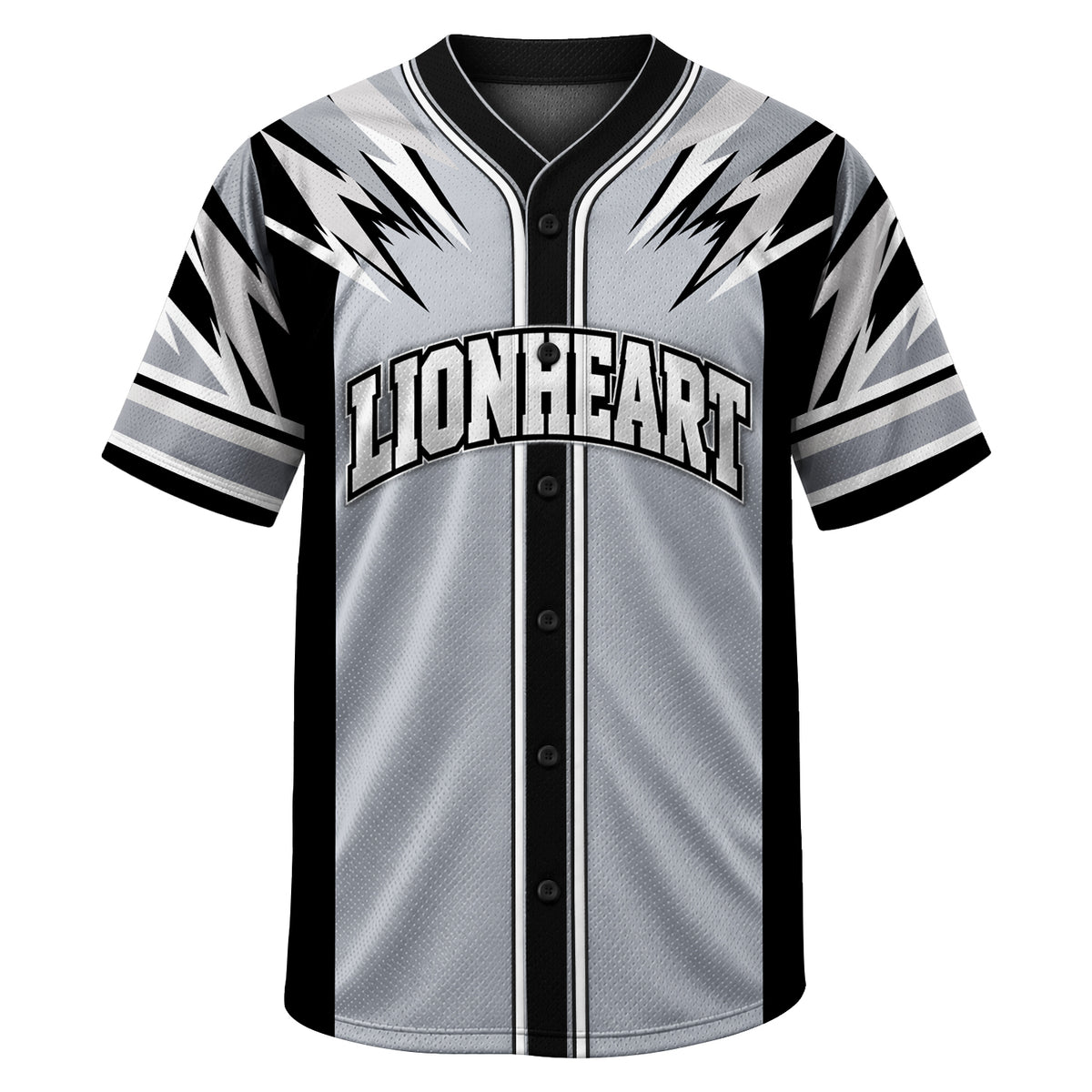 Custom Lionheart Baseball Jersey - Personalized Name And Number