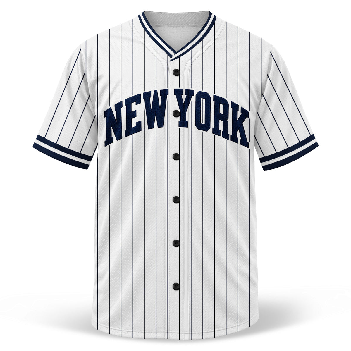 Custom New York Pinstripe Baseball Jersey