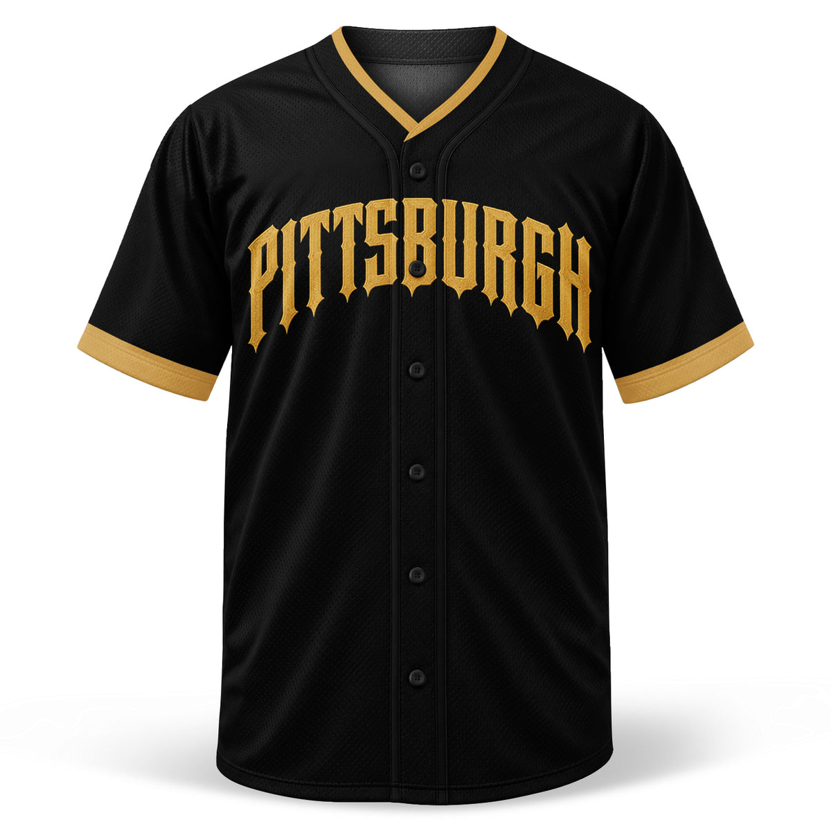 Custom Pittsburgh Skyline Baseball Jersey