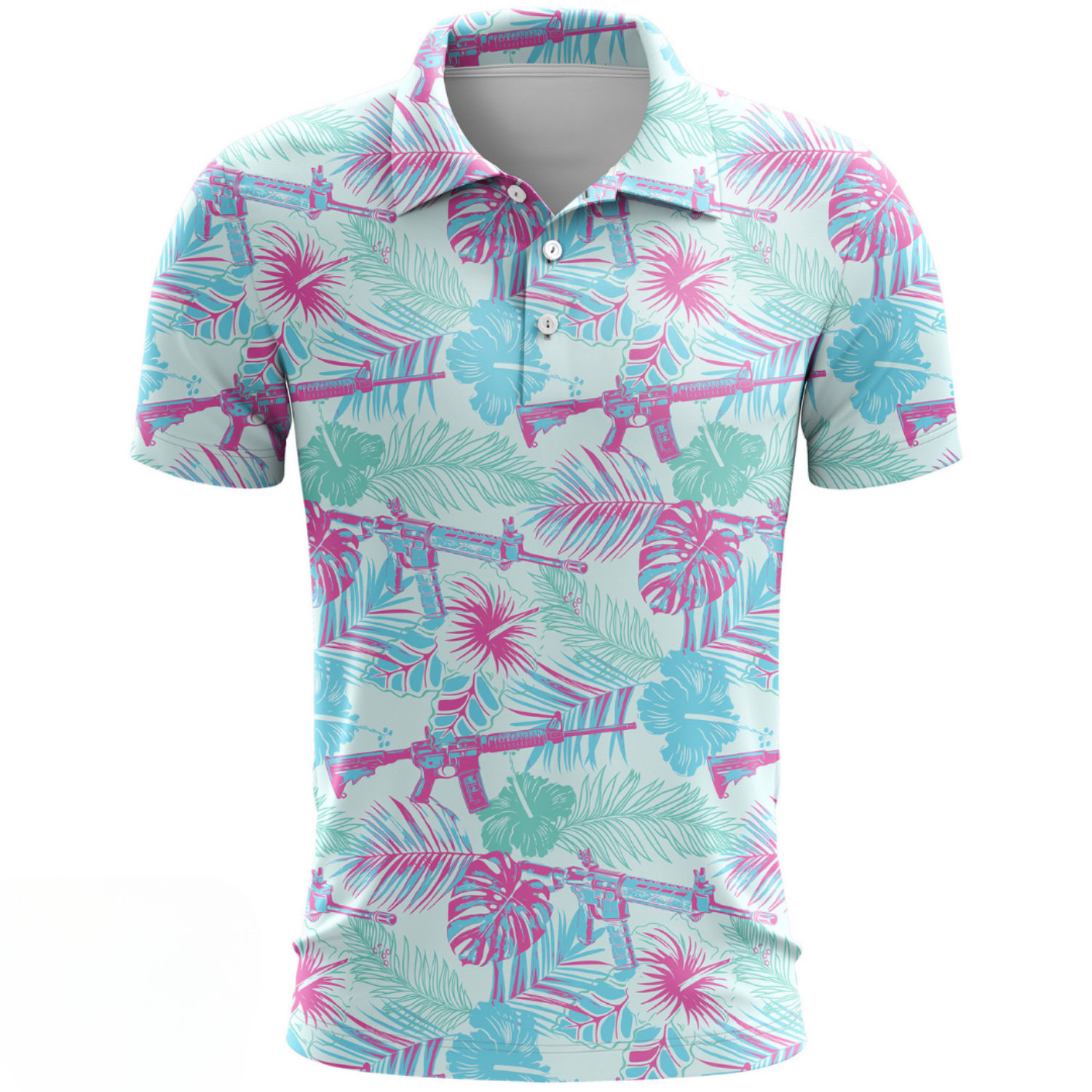 Jungle ARs Golf Polo Shirt, 4th Of July Mens Golf Gift