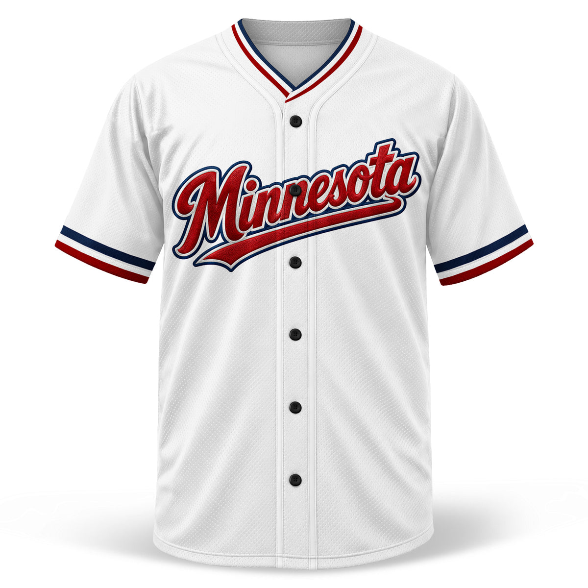 Custom Minnesota Skyline Baseball Jersey