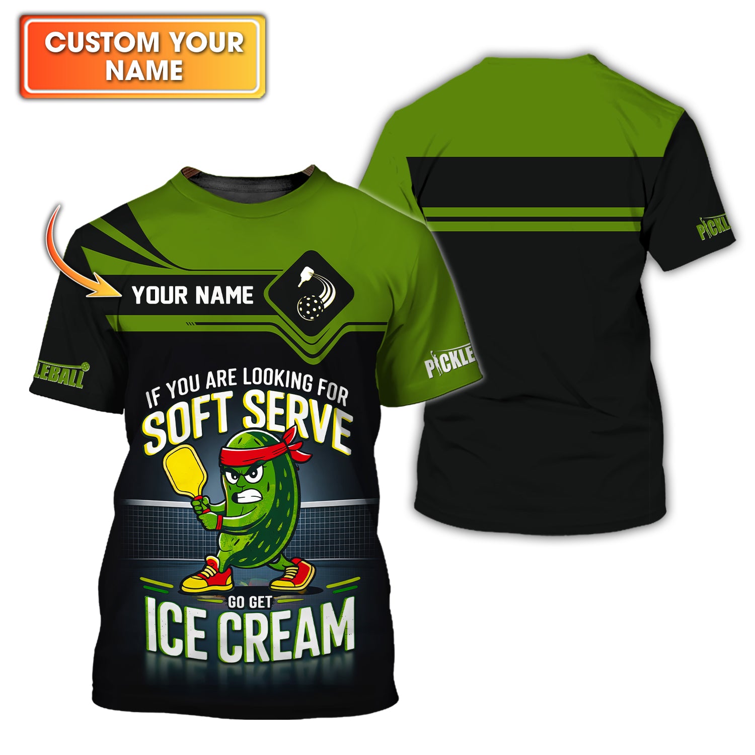 Personalized Pickleball Shirt, Funny Pickleball Custom Name Shirt, Gift For Pickleball Players