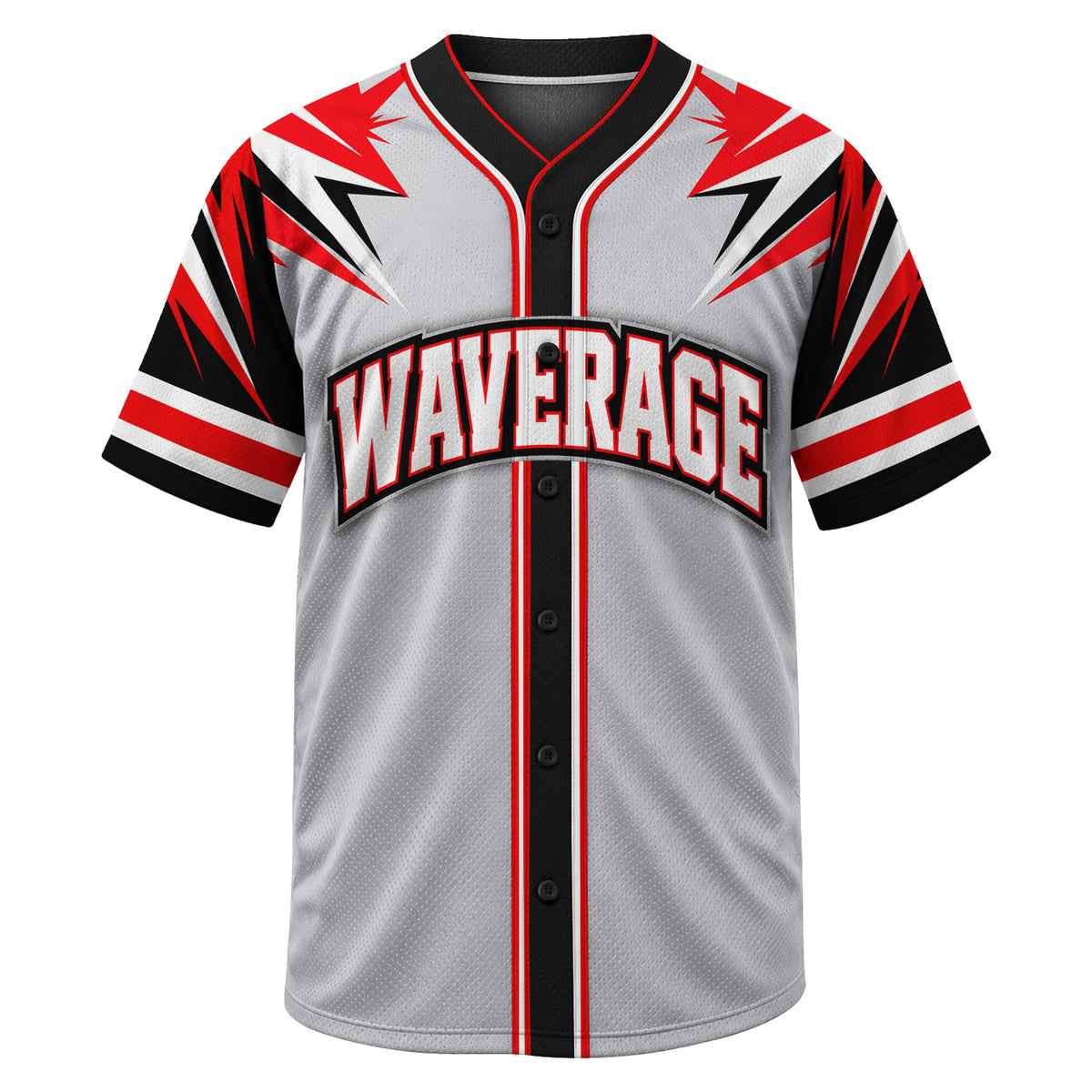 Custom Waverage Baseball Jersey - Personalized Name And Number