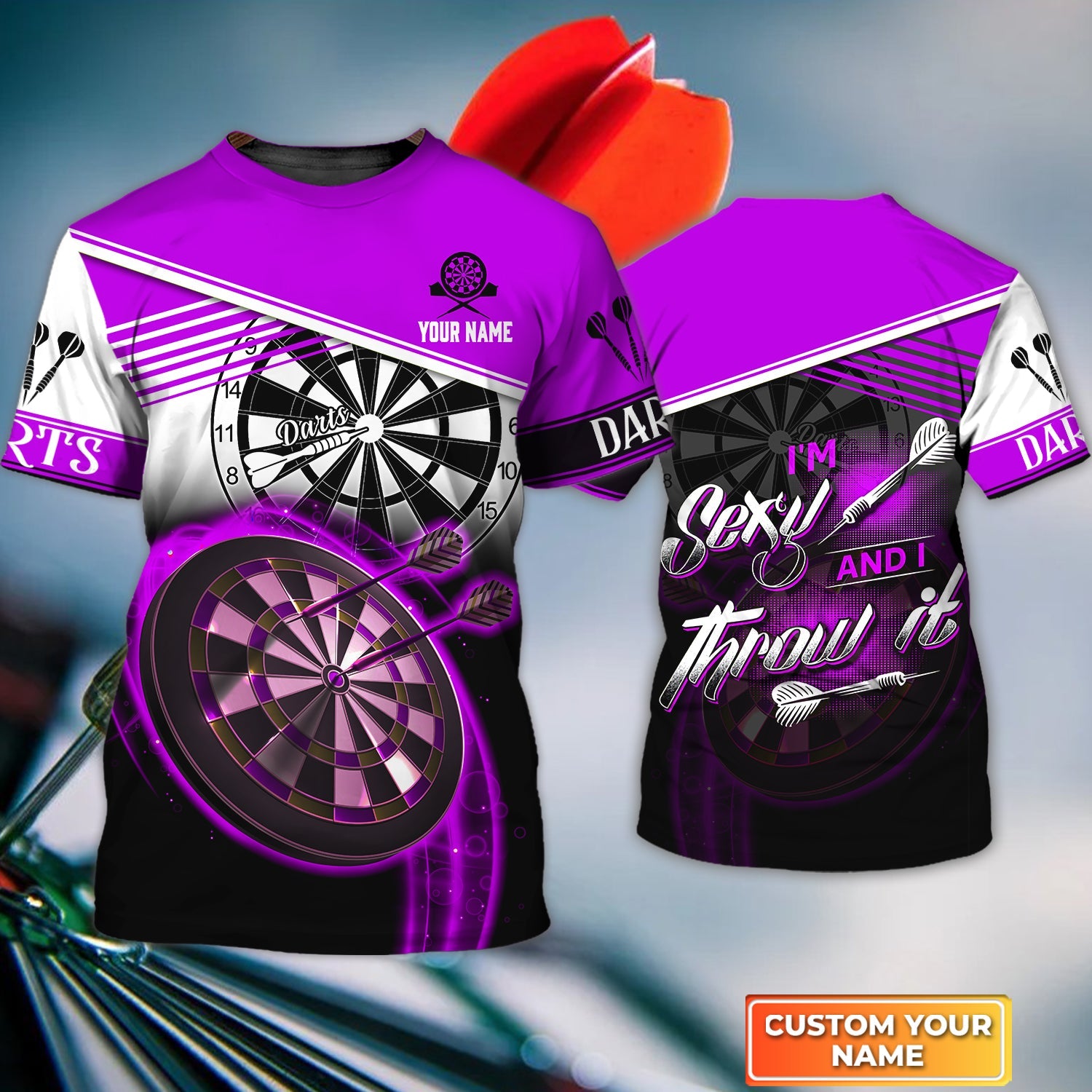 I'm Sexy And I Throw It Personalized Name 3D Tshirt