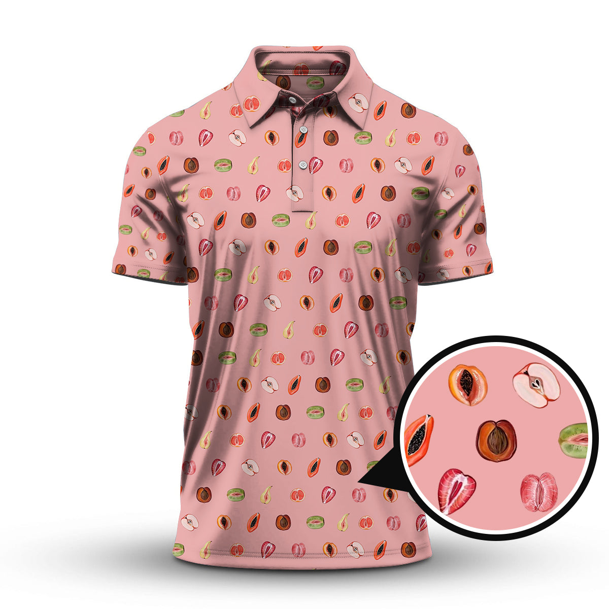 Pattern Golf Shirt, Crazy Golf Shirt For Golfer, Funny Golf Shirt For Men