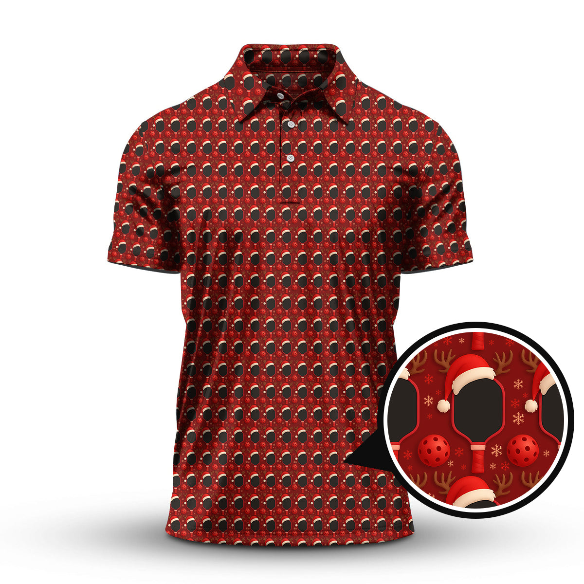 Funny Christmas Pickleball Shirt, Pattern Pickleball Shirt, Funny Pickleball Shirt For Men