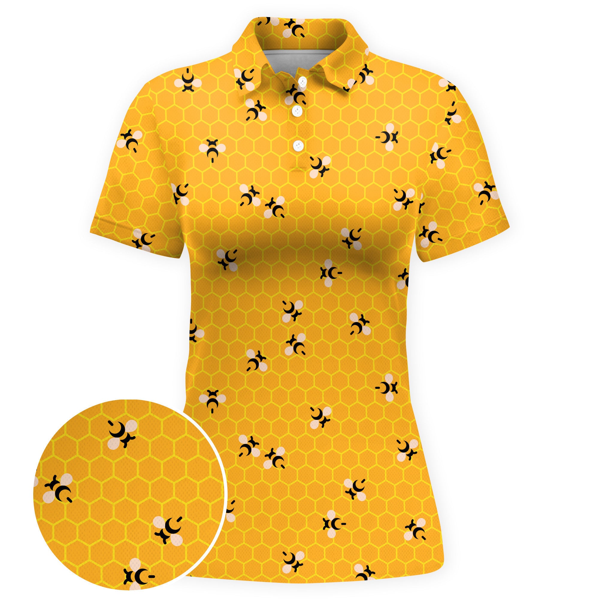 Queen Bee Tee Women Polo Shirt